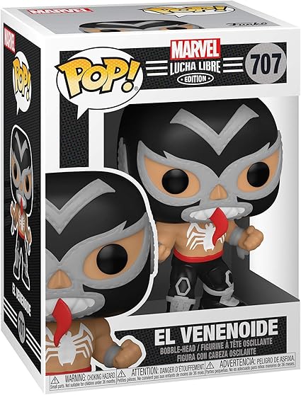 Funko Marvel Luchadores Venom - Marvel Comics - Collectable Vinyl Figure - Gift Idea - Official Merchandise - Toys for Kids & Adults - Comic Books Fans - Model Figure for Collectors and Display
