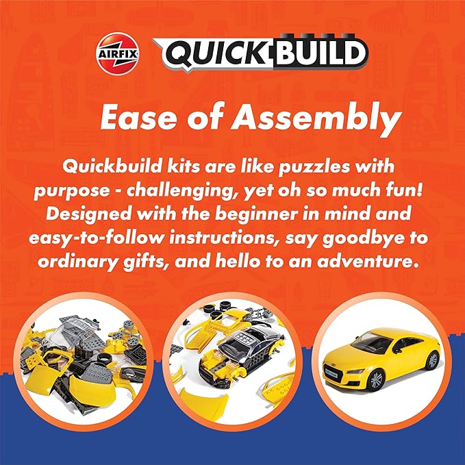 Airfix QUICKBUILD Model Tank Kit - J6041 Tiger I Building Kit for Kids 6+, Construction Toys for Boys & Girls, Model Making with No Glue - Classic Vehicle Gifts Plastic Craft Set