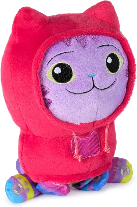 Gabby’s Dollhouse, Move & Groove Daniel James DJ Catnip Plush Toy, 25cm-Tall Stuffed Animal with Moving Arms, Kids’ Toys for Girls & Boys Aged 3+