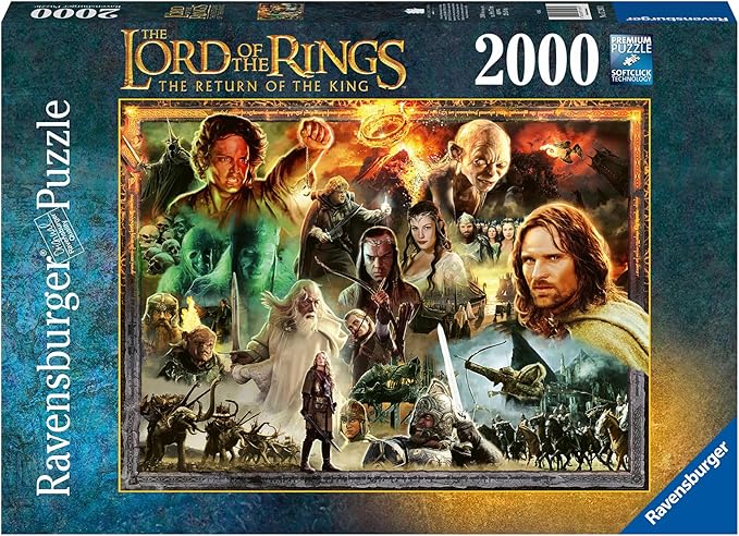 Ravensburger Lord of the Rings Gifts - Return of the King - 2000 Piece Jigsaw Puzzle for Adults and Kids Age 12 Years +