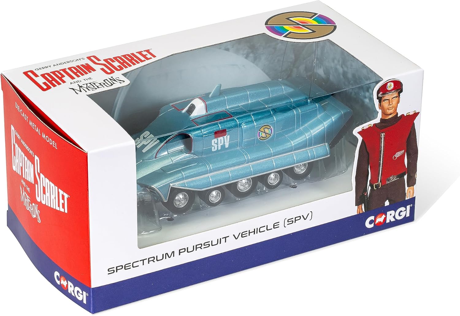 Corgi CC96308 Captain Scarlet (Classic) - Spectrum Pursuit Vehicle (SPV) TV & Film, Fit the Box