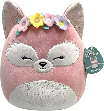 Squishmallows 12" Rhiannon the Fox with Flower Crown