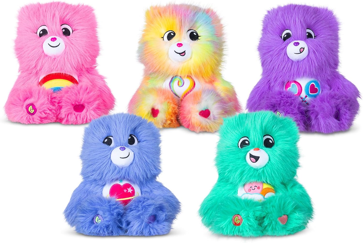 Basic Fun Care Bears 35cm Medium Plush – Super Fuzzies Blind Assortment – Surprise Soft Toy with Ultra-Fuzzy Finish – Eco-Friendly Gift for Kids & Collectors