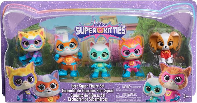 SUPERKITTIES Hero Squad Figure Set