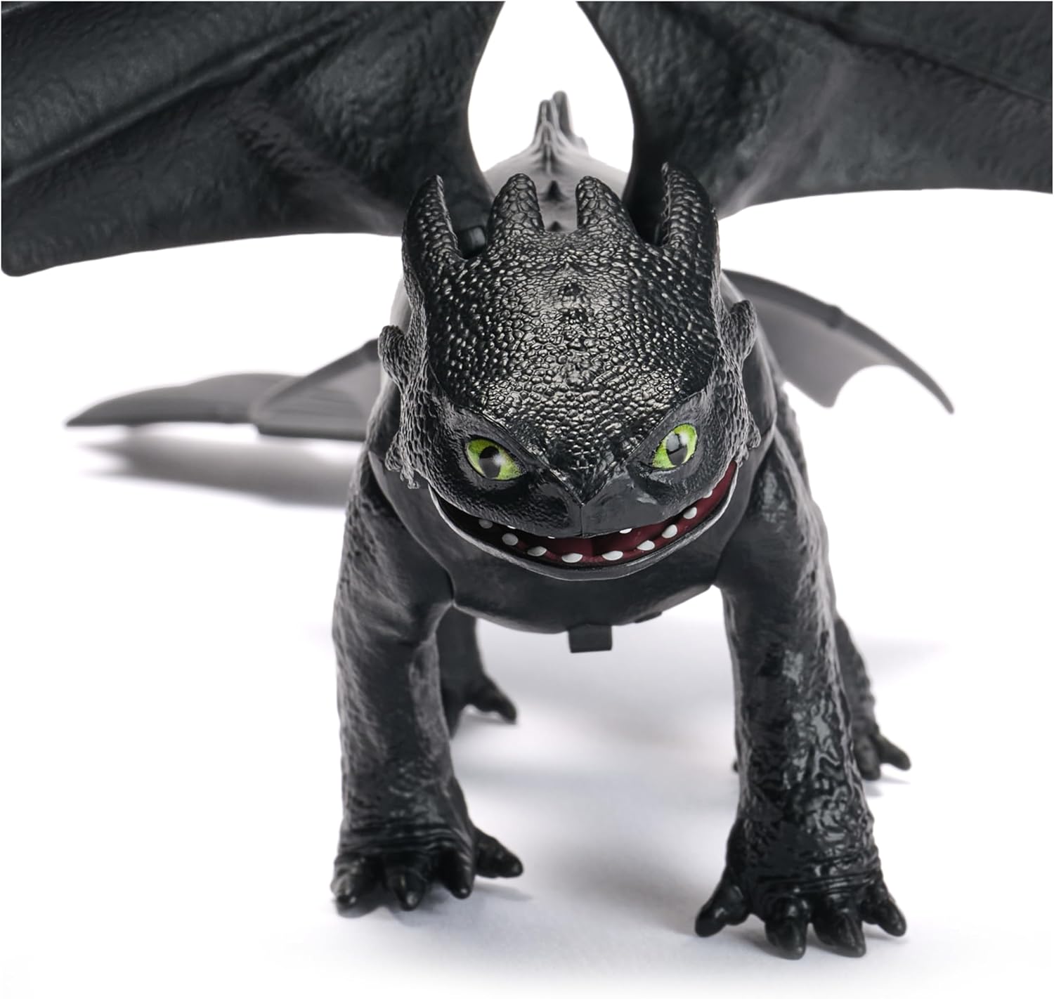 Dreamworks Dragons, How to Train Your Dragon, Battle Dragons, Plasma Sounds Night Fury, 13” Action Figure, Kids Toys for Boys & Girls Ages 4 and up