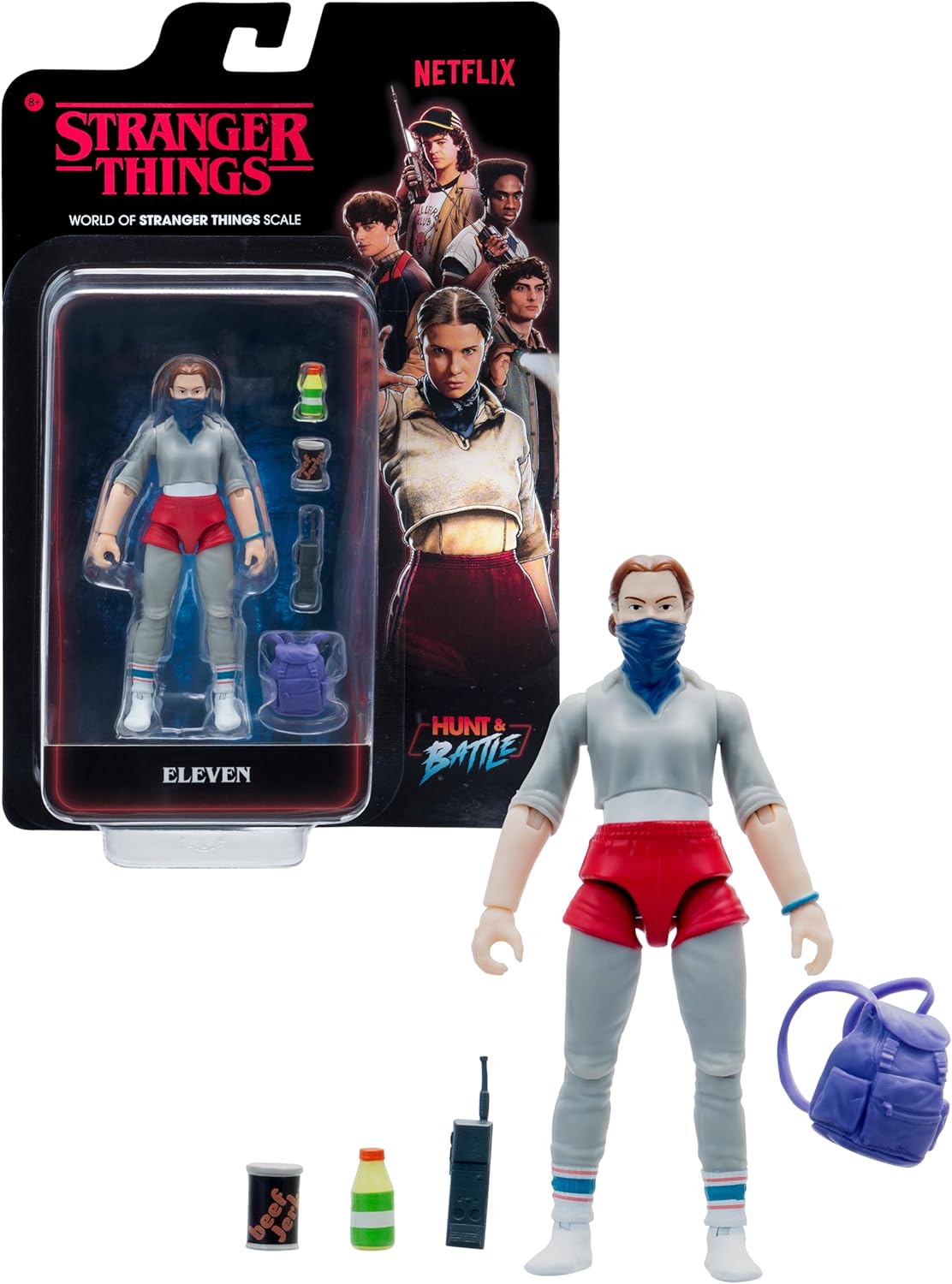 Stranger Things Eleven (Season 5) - 4-Inch Articulated Action Figure with Unique Accessory