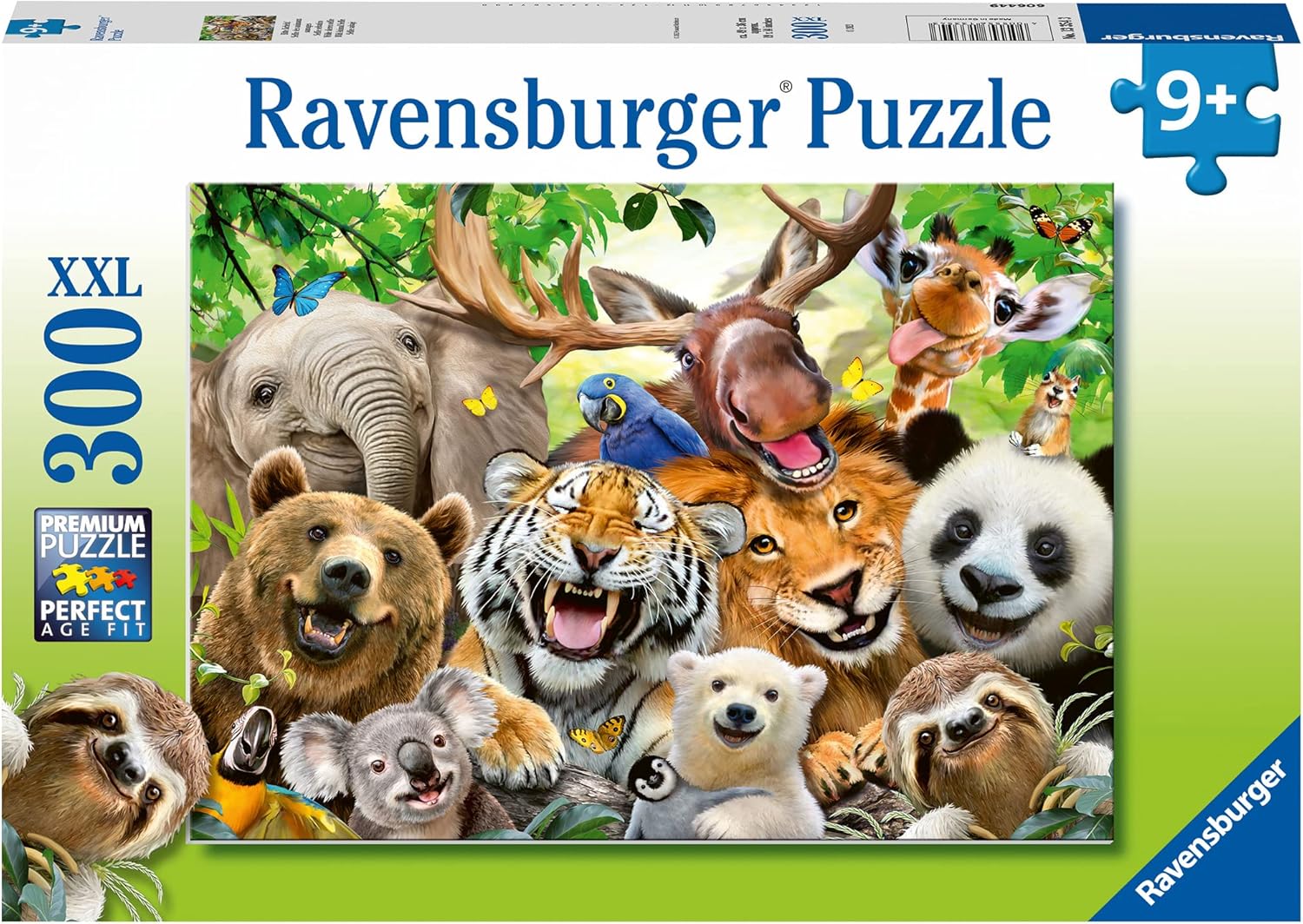 Ravensburger Exotic Animals Selfie 300 Piece Jigsaw Puzzle for Adults and Children Age 9 Years +