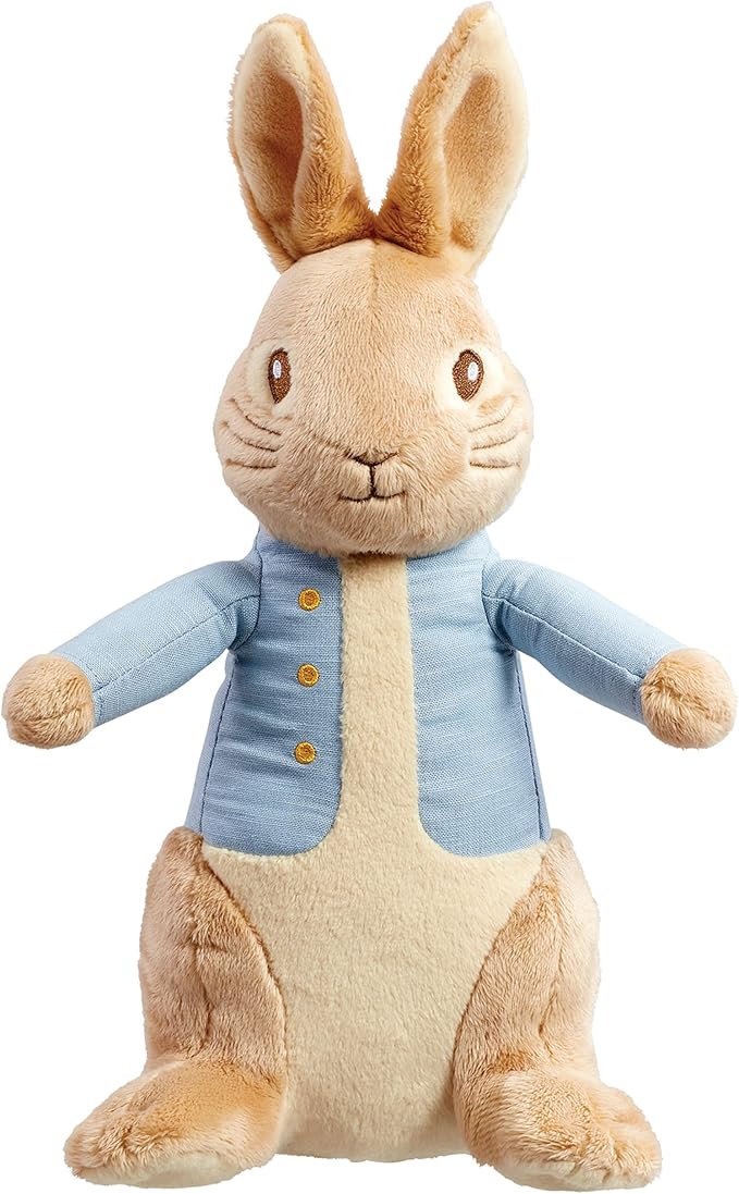 Rainbow Designs Official Peter Rabbit Large 24cm - Newborn Baby Gifts - Big Plushies - Stuffed Animal - Beatrix Potter - Cuddly Soft Toy