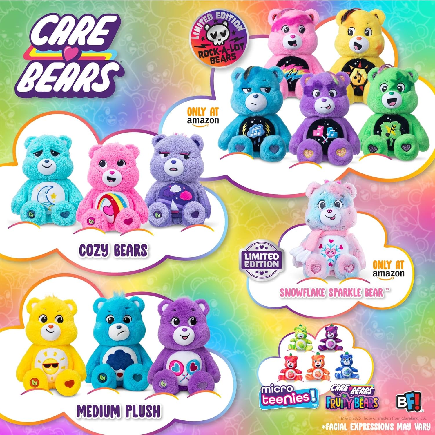 Care Bears Basic Fun Collecollo-Friendly Plush for Kids & Collectors, 14"