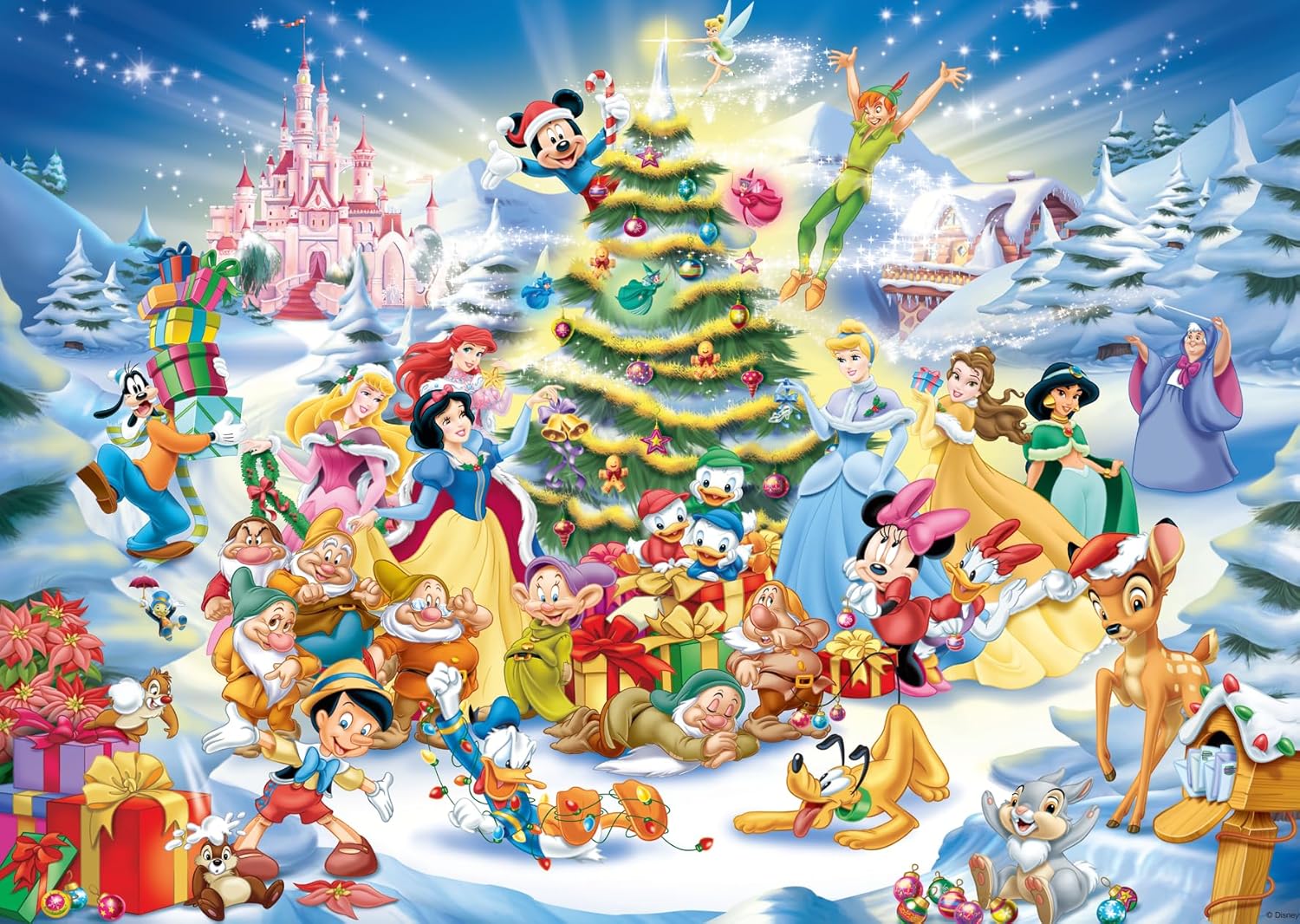 Ravensburger Disney Christmas Jigsaw Puzzle 1000 Pieces for Adults and Kids Age 12 Years Up