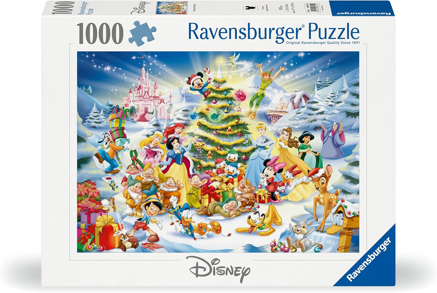 Ravensburger Disney Christmas Jigsaw Puzzle 1000 Pieces for Adults and Kids Age 12 Years Up