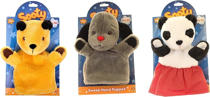 The Sooty Show Hand Puppet Collection: Sooty, Sweep and Soo (3 Pieces)