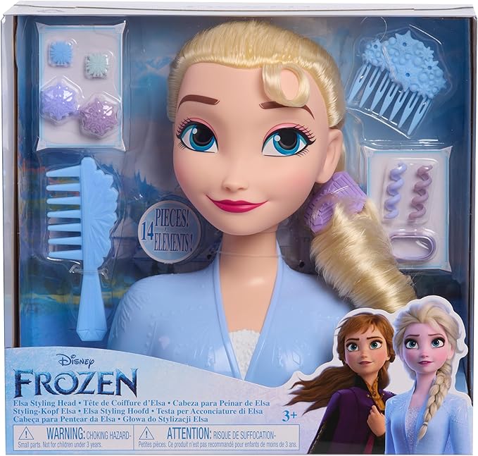 Disney Frozen 2 Basic Elsa Styling Head,Black,15 x 10 x 20 cm
