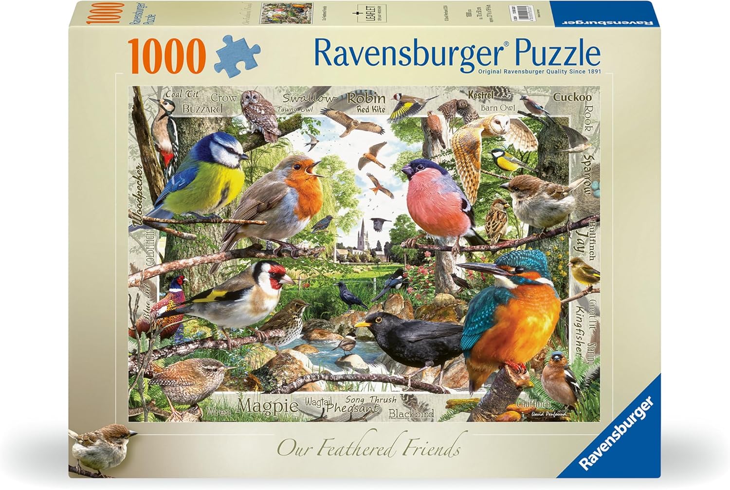 Ravensburger Our Feathered Friends 1000 Piece Jigsaw Puzzles for Adults and Kids Age 12 Years Up