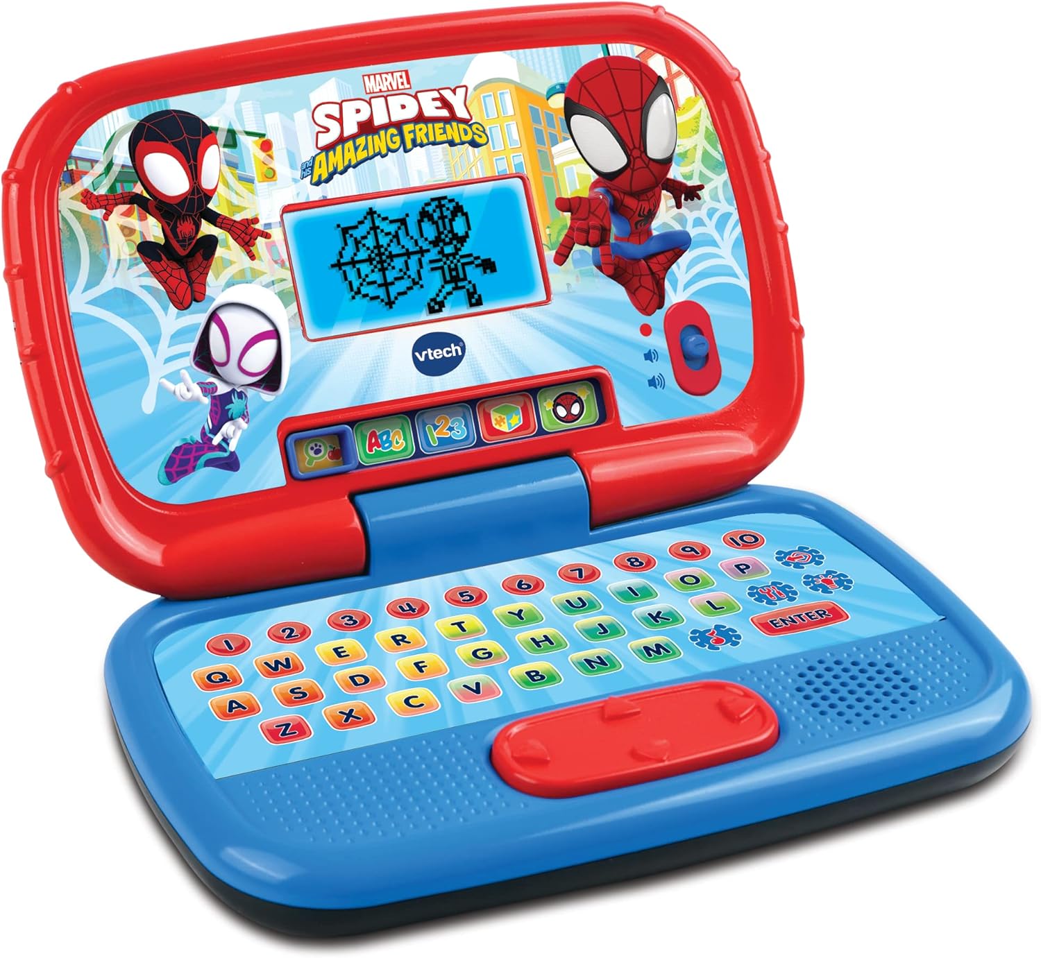 VTech Spidey and His Amazing Friends: Spidey Learning Laptop, Interactive Educational Toy for Kids, Learn Letters, Words & Counting, Gift for Spiderman Fans Age 3, 4, 5, 6 Years, English Version