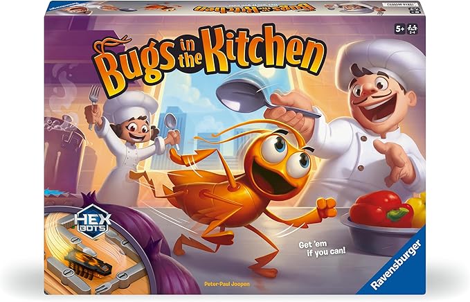 Ravensburger Bugs in The Kitchen Board Game for Kids Age 5 Years and Up - 2 to 4 Players - 2024 Edition