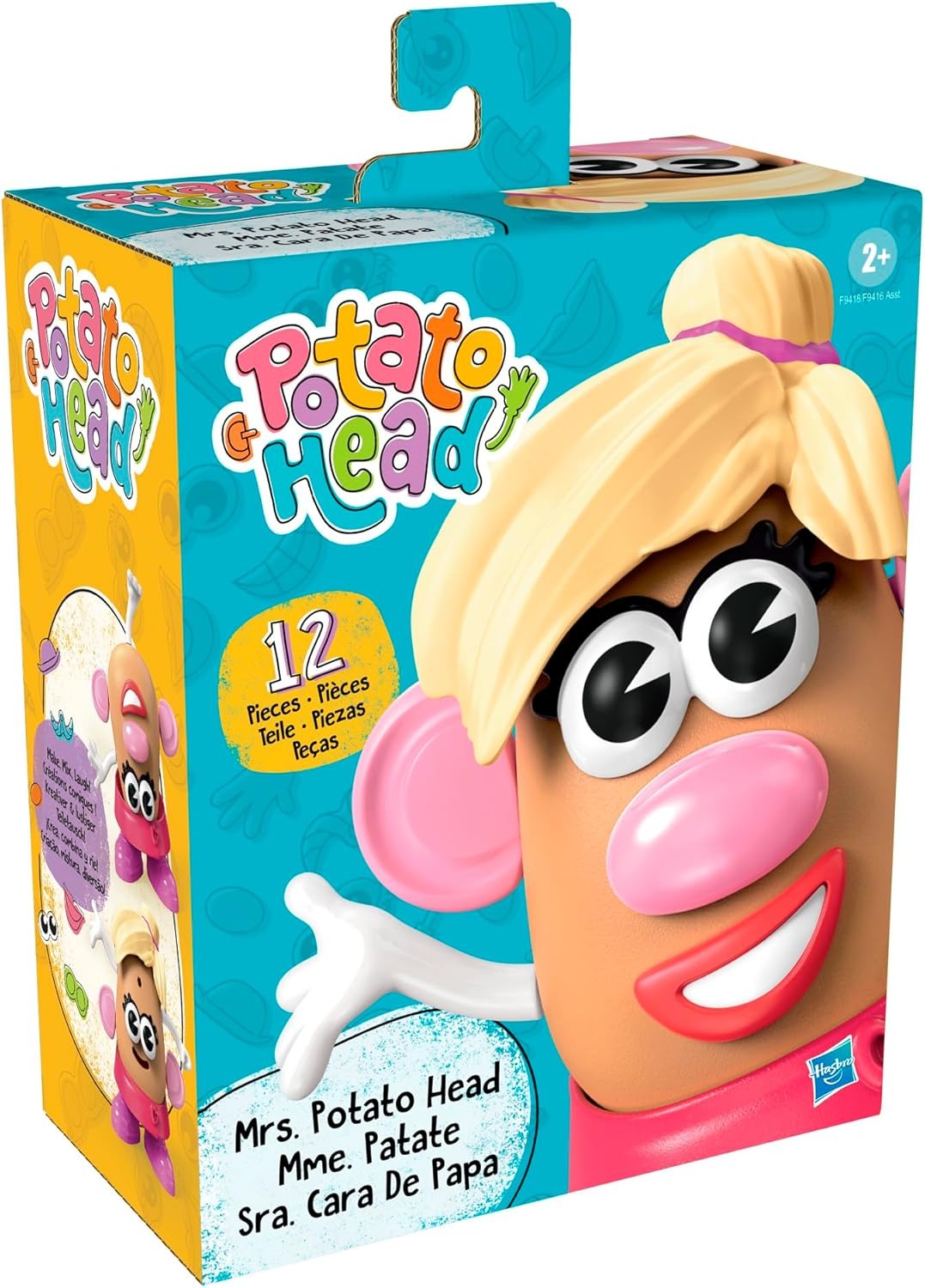 Mr. Potato Head Playskool Toy for 2+ Year Old Children, Classic Mix and Match Figure for Girls and Boys, Flesh