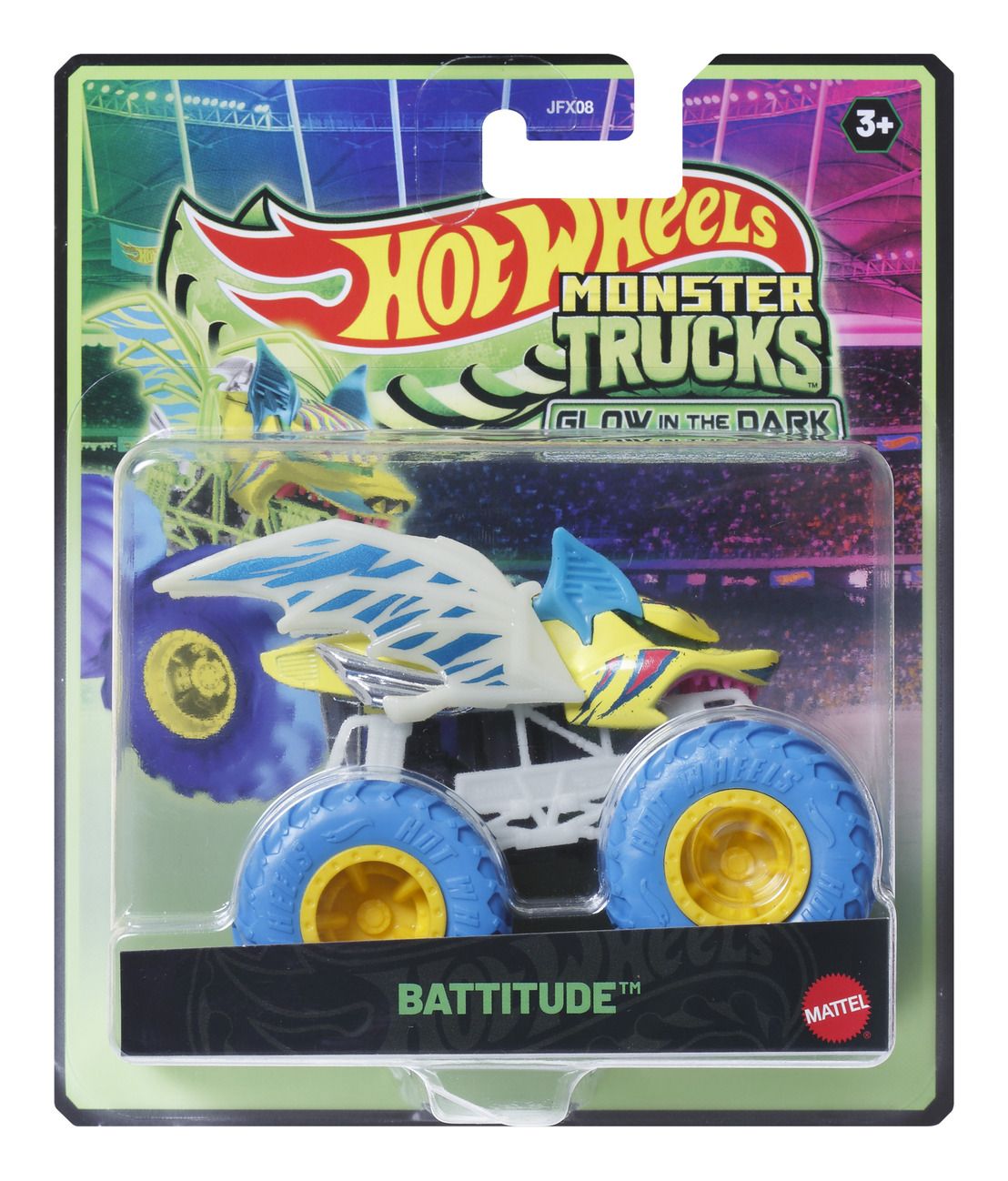 Hot Wheels Monster Trucks Glow in the Dark Assorted