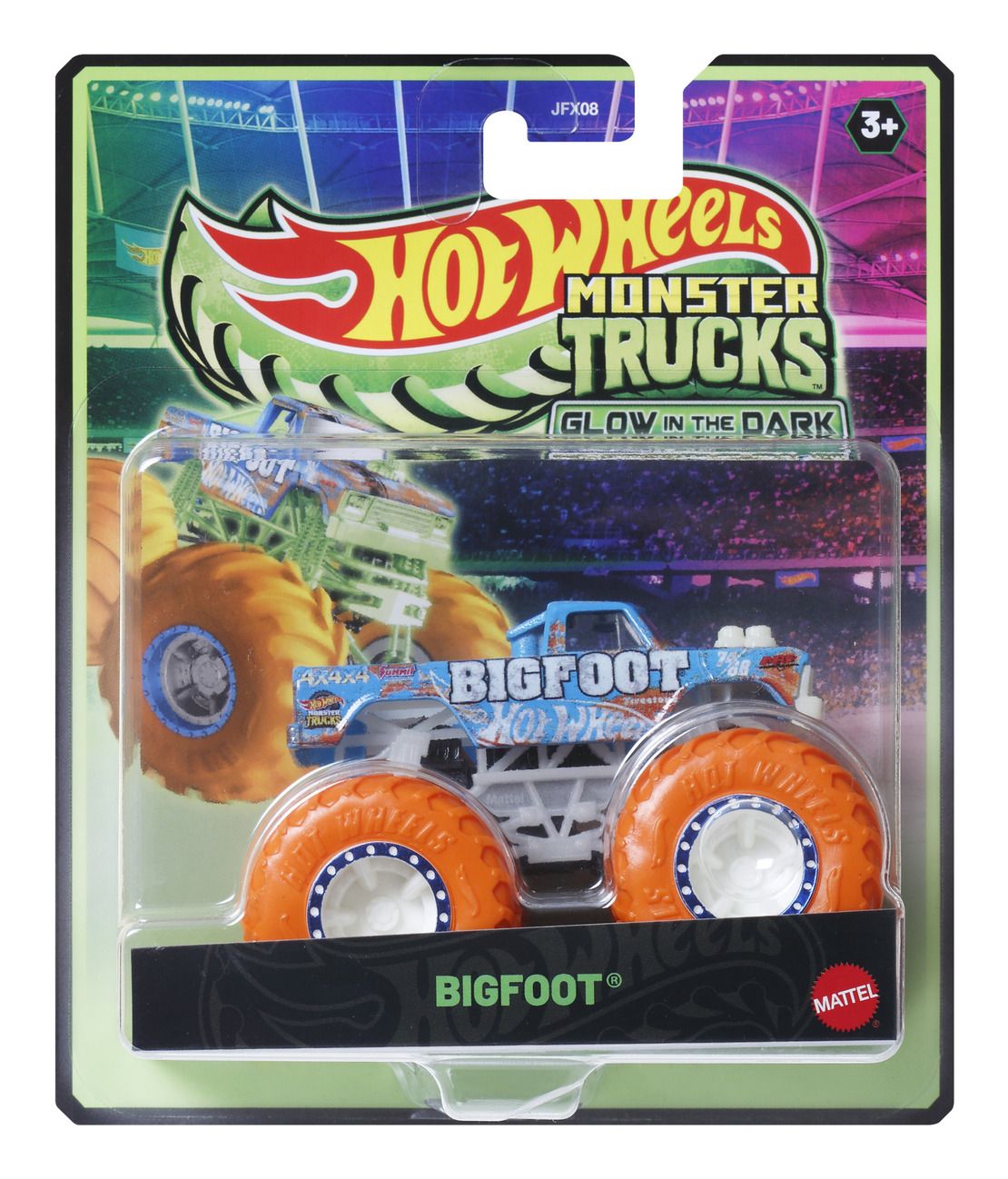 Hot Wheels Monster Trucks Glow in the Dark Assorted