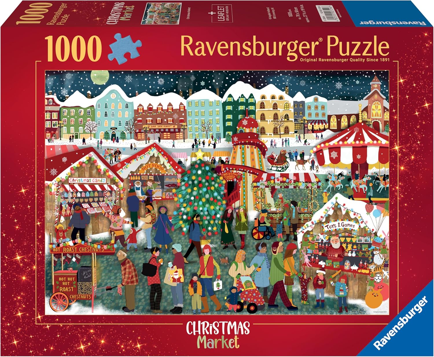 Ravensburger Christmas Market 1000 Piece Jigsaw Puzzle for Adults and Kids Age 12 Years Up - Special Edition