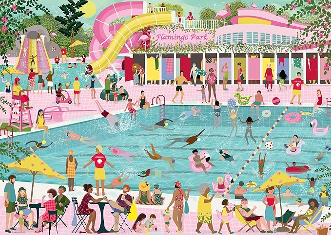 Ravensburger Flamingo Park 1000 Piece Jigsaw Puzzle for Adults and Kids Age 12 Years Up
