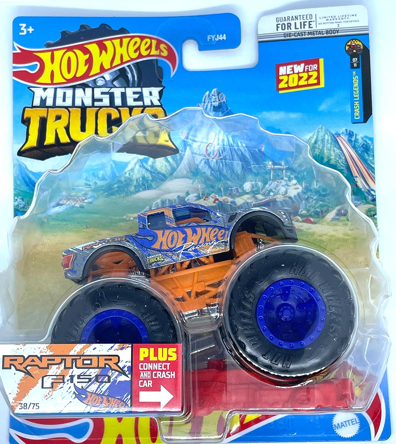 Hot Wheels Monster Trucks - Ford Raptor F-150 - Crash Legends - 38/75