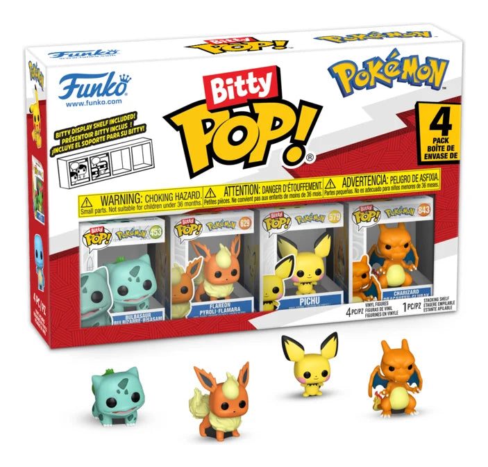 Bitty Pop! - Pokemon - Bulbasaur 4 Pack