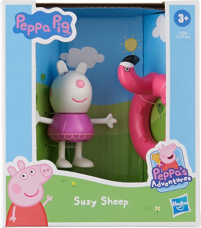 Peppa Pig - Peppa's Adventures Suzy Sheep Figure With Flamingo Float Toy