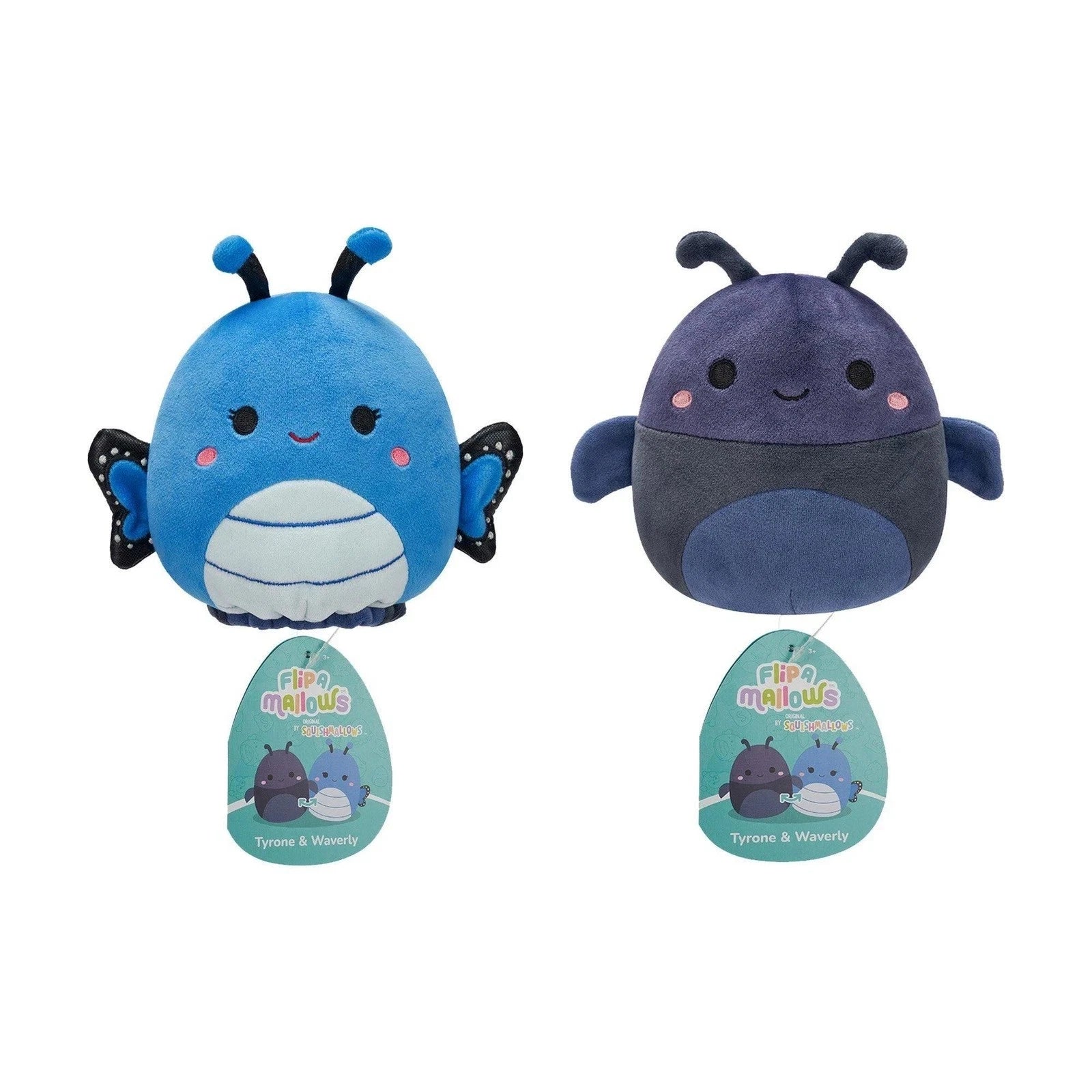 Squishmallows - Tyrone and Waverly - Plush Figure - 13cm - New & Boxed