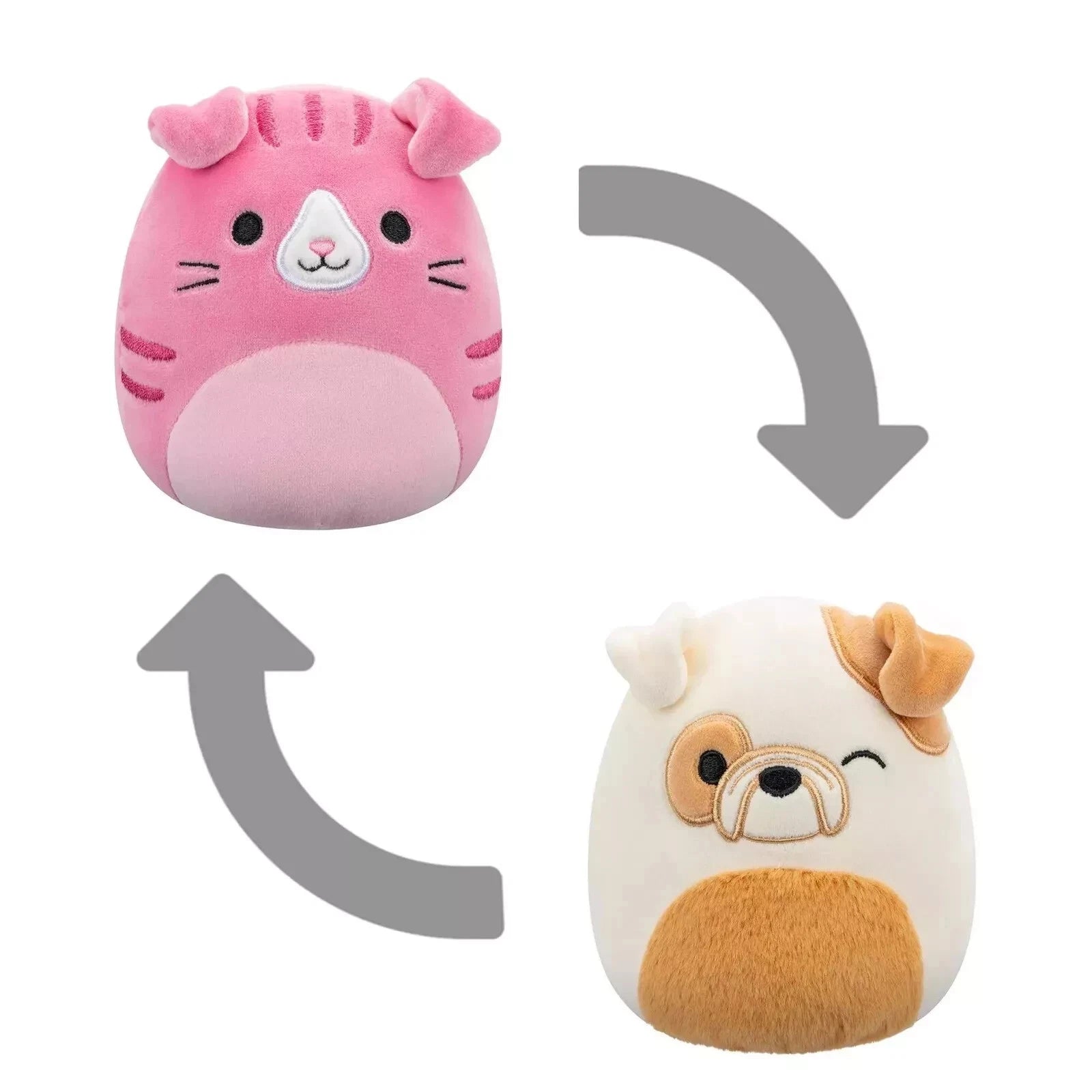Squishmallows 5" Flip-A-Mallow Geraldine & Brock - New With Tags