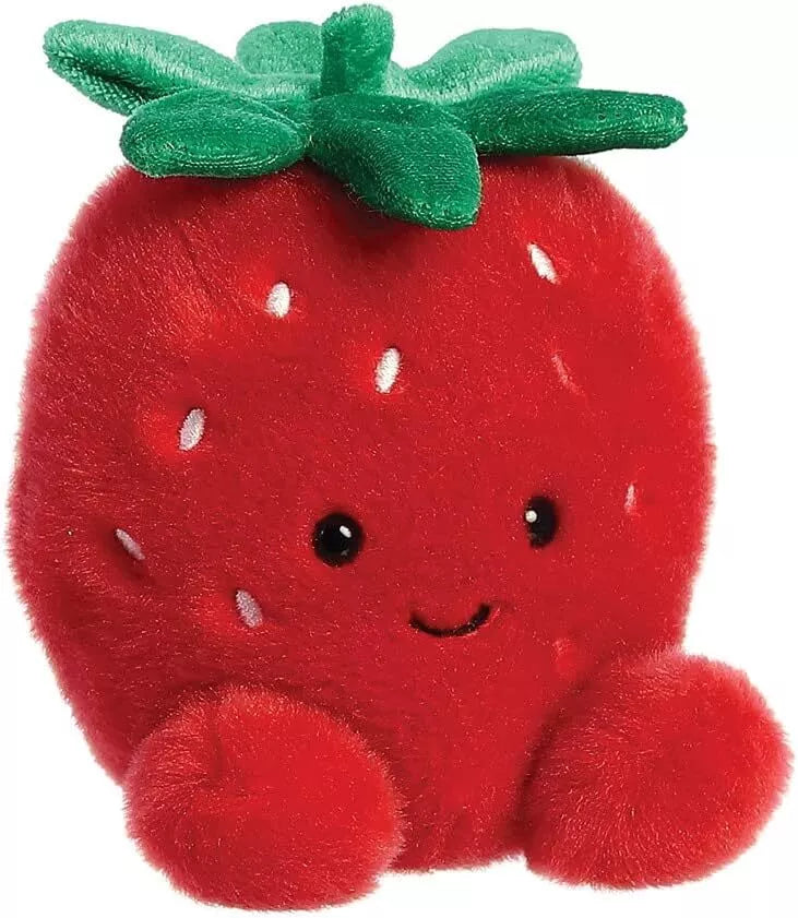 PALM PALS AURORA CUDDLY SOFT TOY TEDDY NEW 2025 PLUSH ASSORTED- Juicy Strawberry